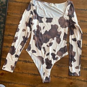 Western chic bodysuit never worn great condition size large